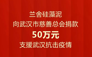 兰舍硅藻泥总部捐款50万元支援武汉抗击疫情